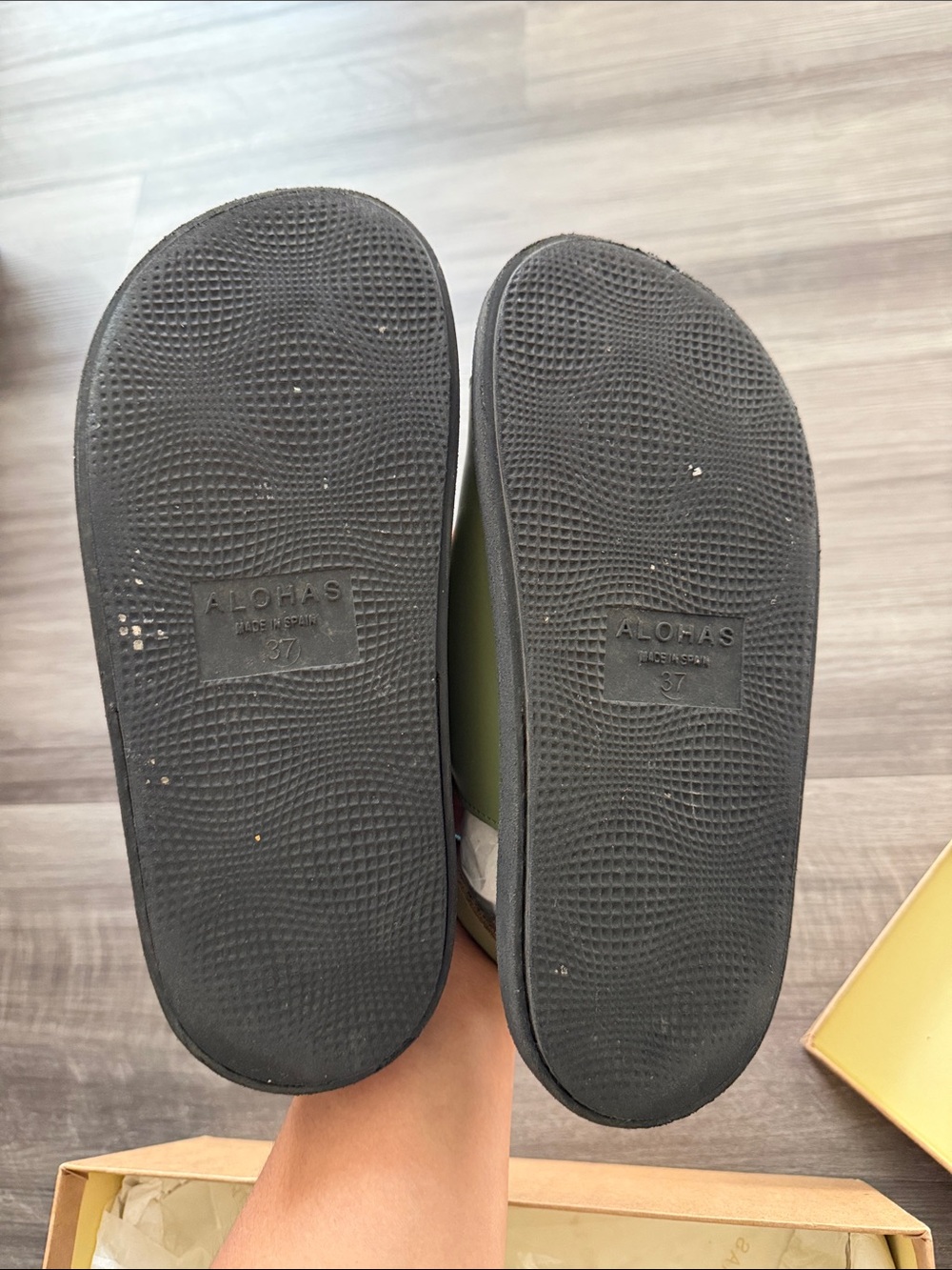 ALOHAS Harper Dusty Olive Sandals - Picture 4 of 4